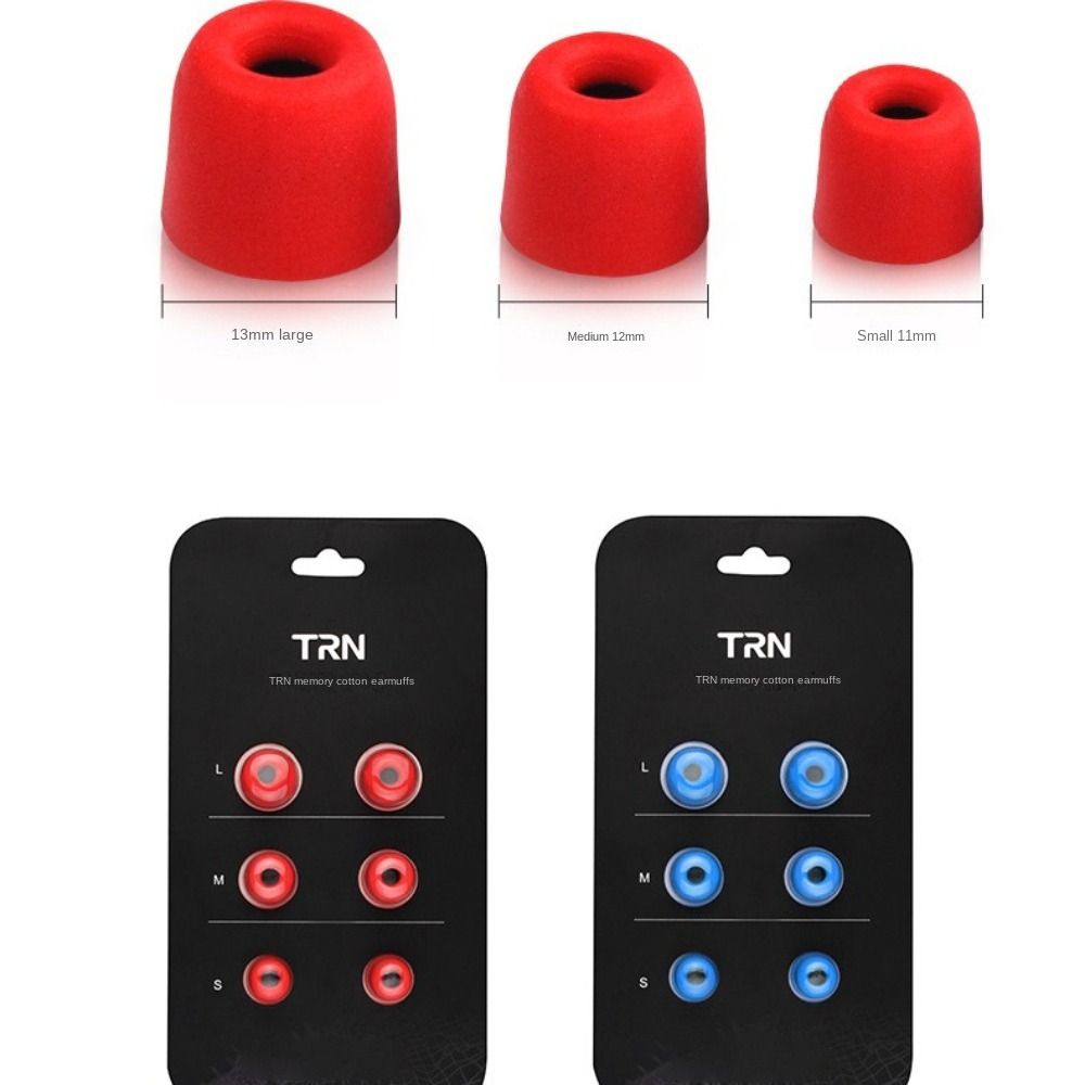 Earphone Foam Tip - 3 pares (6 unidades) de almohadillas