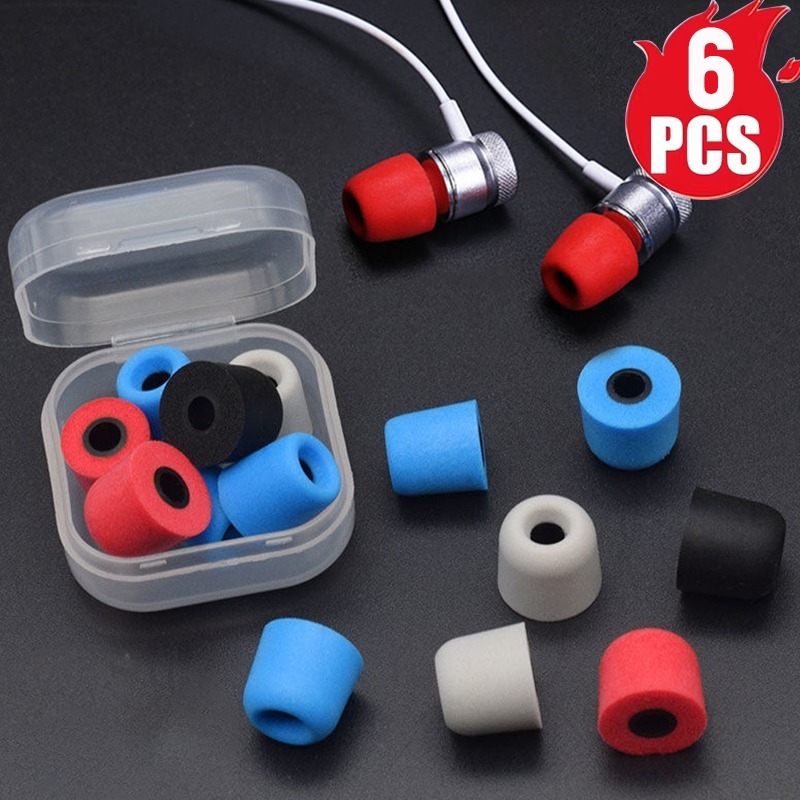 1-6 pares de auriculares de es - Earphone Foam Tip reseña y precio