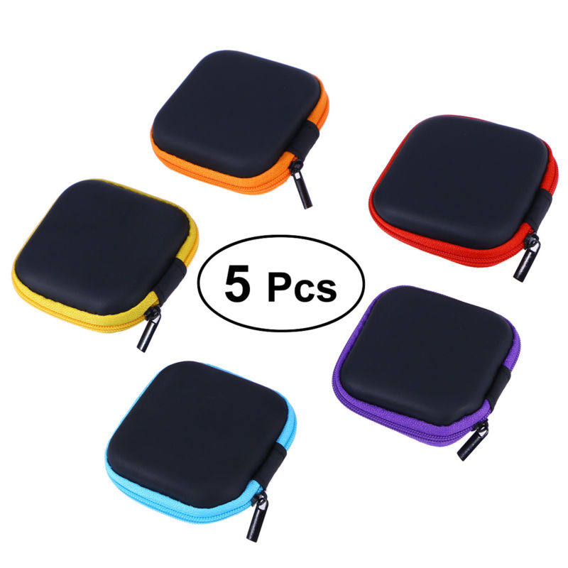 5 unidades de estuche pequeño  - Headphone Case Hard reseña y precio
